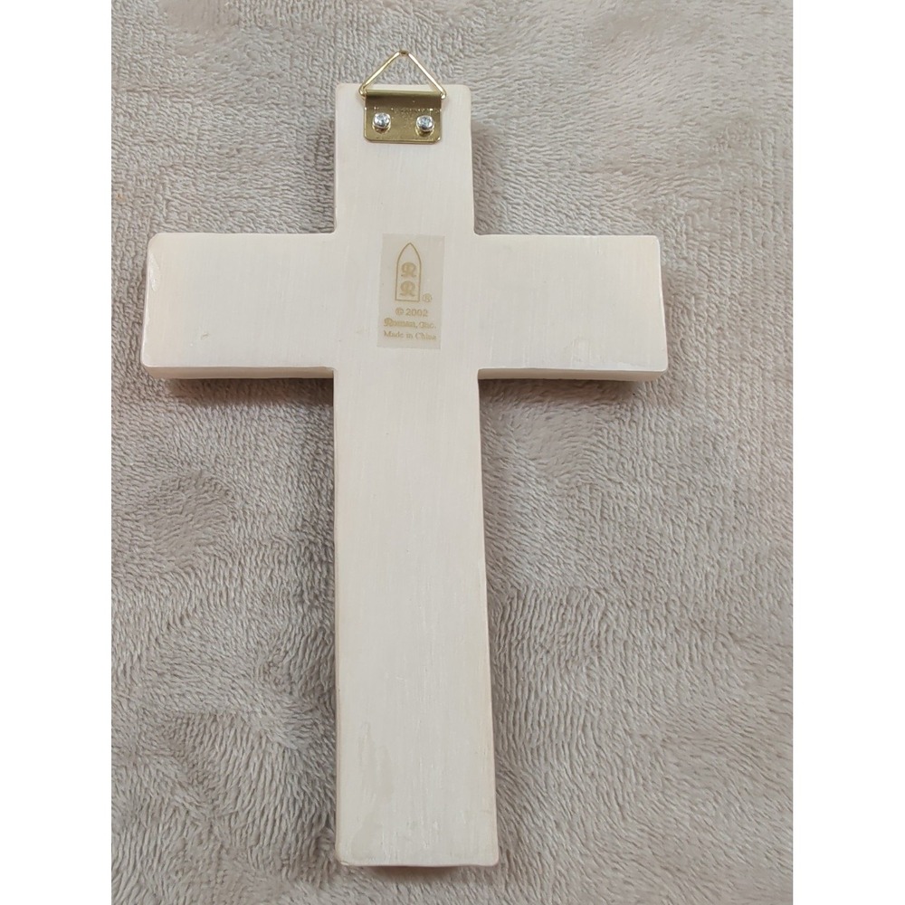 Roman Inc My First Communion Wall Cross Ivory Tufted Chalice 6.5 Inch 42932 - Picture 3 of 7